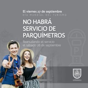 COMUNICADO SUSPENSIÓN COBRO PARQUÍMETROS 2