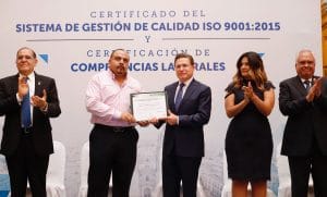 Consejería General, primera del país con norma ISO 9001 (4)