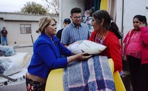 Gobierno Estatal apoya a desplazados de Pueblo Nuevo