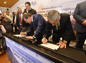 Presentan proyecto de preservación del Cañón de Fernández