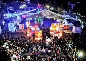 Fotonota Proyectan Mapping Navideño en Museo Francisco Villa