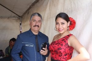 Óscar Rey y Karen Olais