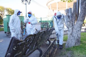COMUNICADO SANITIZACIÓN DE MOBILIARIO URBANO 2