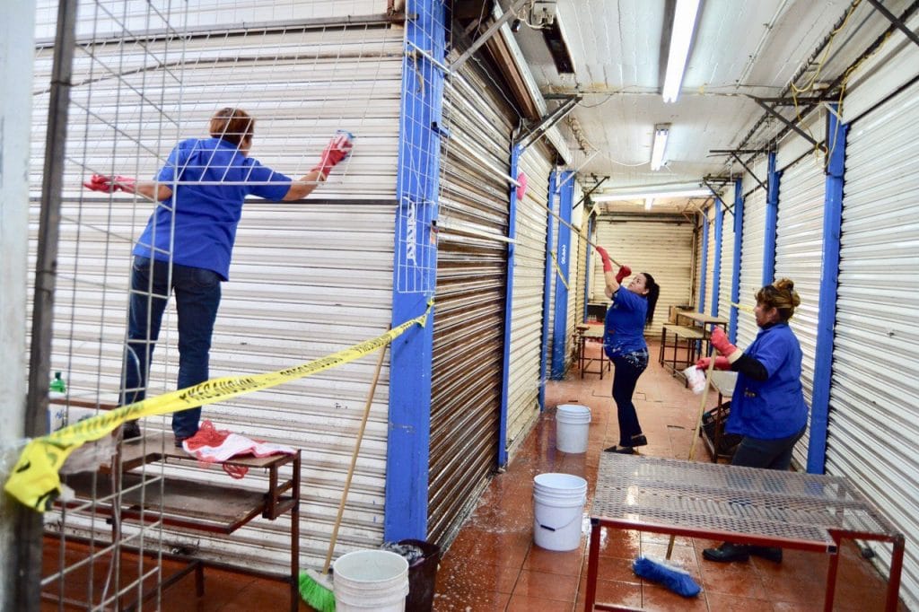 COMUNICADO SANITIZAN MERCADO GÓMEZ PALACIO 1