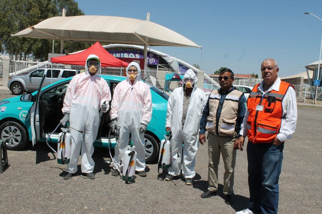 Continúa Durango campaña de sanitización en transporte público 2
