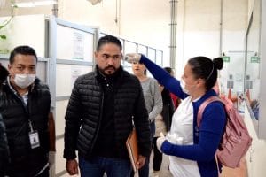 Municipio instala filtros sanitarios ante coronavirus (2)