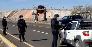 Policía Estatal participa en prevención del COVID