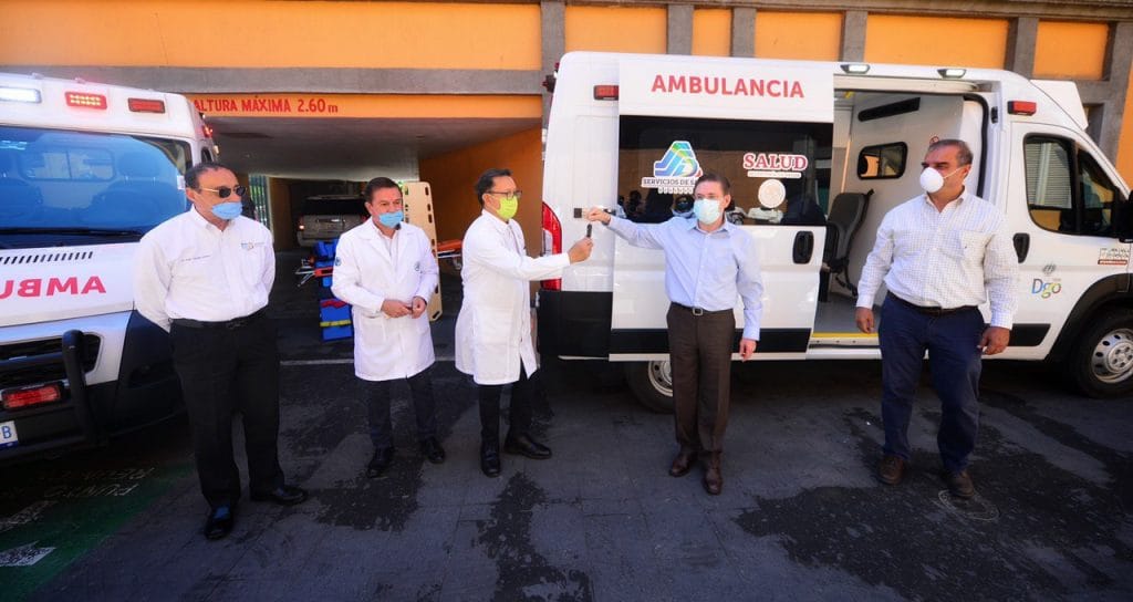 2. Entrega Aispuro ambulancias para HG450, Cancerología y Materno Infantil