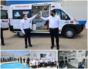3. Entrega Aispuro 3 ambulancias más en la Laguna