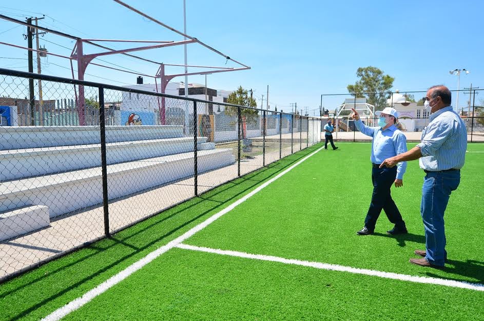 3. Supervisan Aispuro y Salum modernización de unidades deportivas
