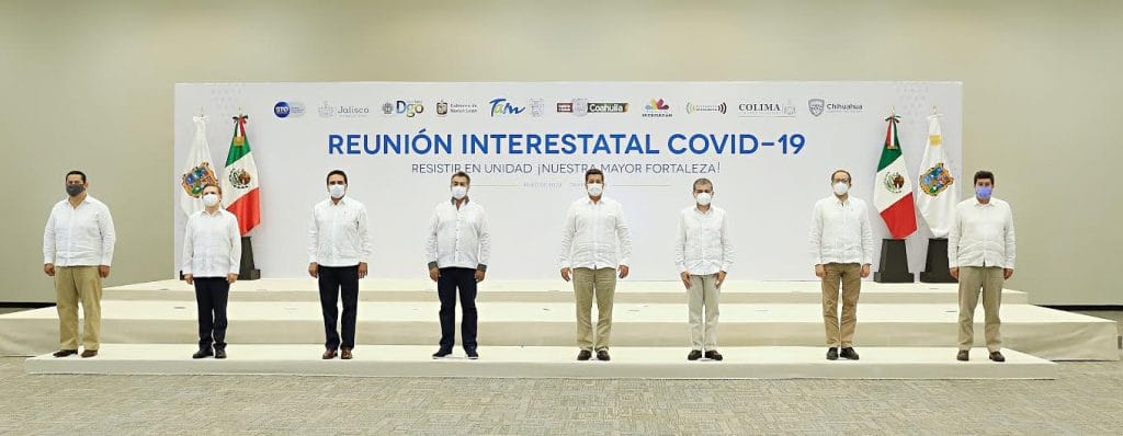 Asiste Aispuro a la Reunión Interestatal COVID-19 en Tamaulipas (2)
