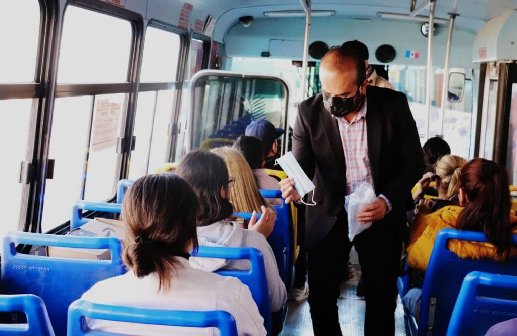 Fortalecen protocolos de salud en transporte público por repunte de enfermedades respiratorias (1)