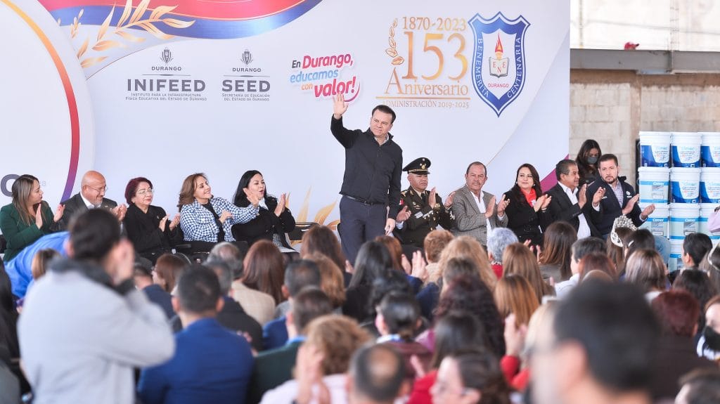 Celebra Esteban 153 Aniversario de la ByCENED con equipamiento y mejores aulas (1)