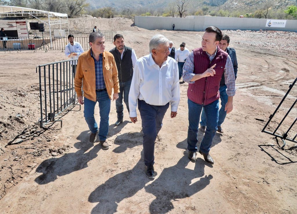 Esteban AMLO y Riquelme supervisaron este medio día, los avances del proyecto de Agua Saludable para La Laguna (2)