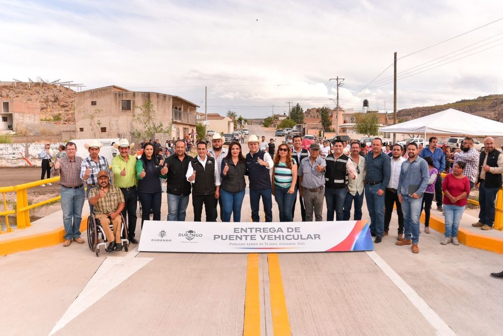 Cumple Esteban a familias de Lerdo de Tejada con un puente moderno y más seguro1