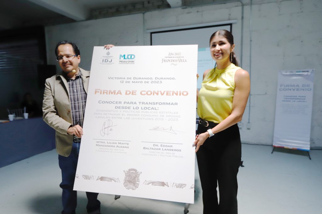 Con Esteban jóvenes duranguenses tendrán una vida digna, segura, libre de violencia y adicciones - IDJ