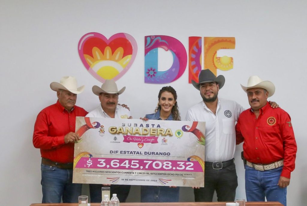Con valor y corazón de los duranguenses, la Subasta Ganadera superó la meta Marisol Rosso2