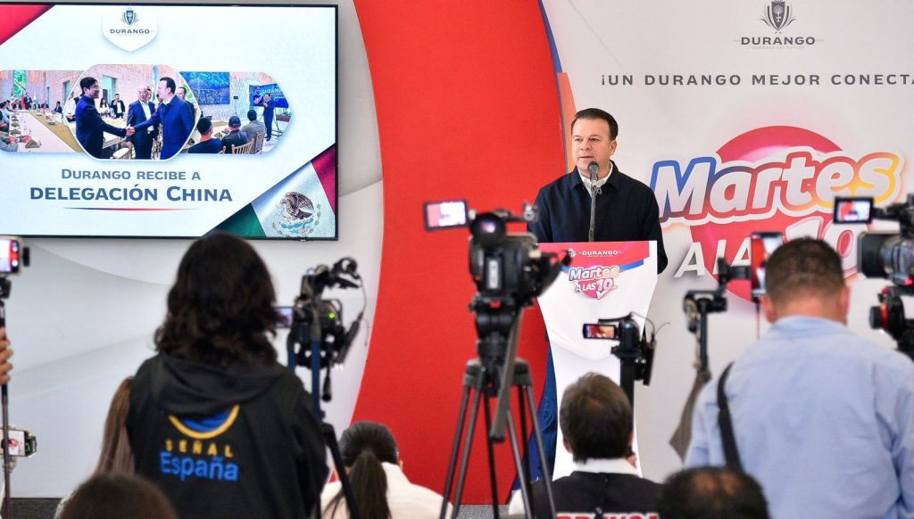 Durango va muy bien en atracción de inversiones; ya hay empresas chinas dispuestas a instalarse y crear empleos Esteban 2