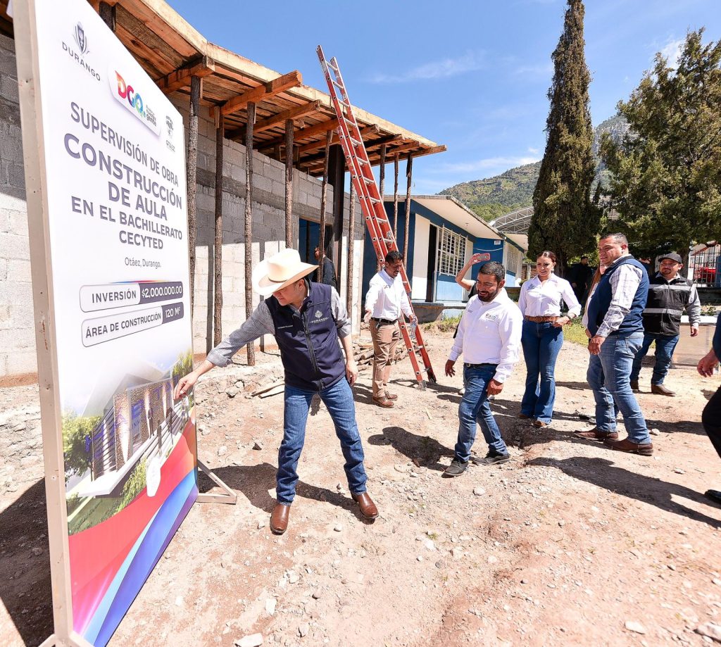 Esteban reconstruye en Otaez infraestructura educativa, deportiva, hidráulica y de salud 3
