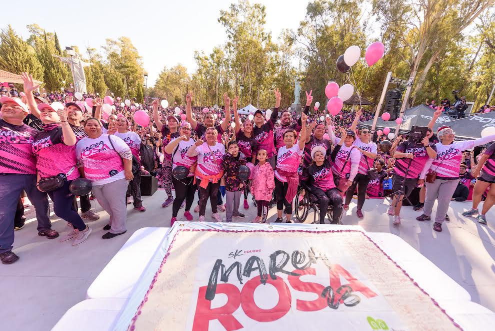 Histórica participación de duranguenses en Marea Rosa 2023 2