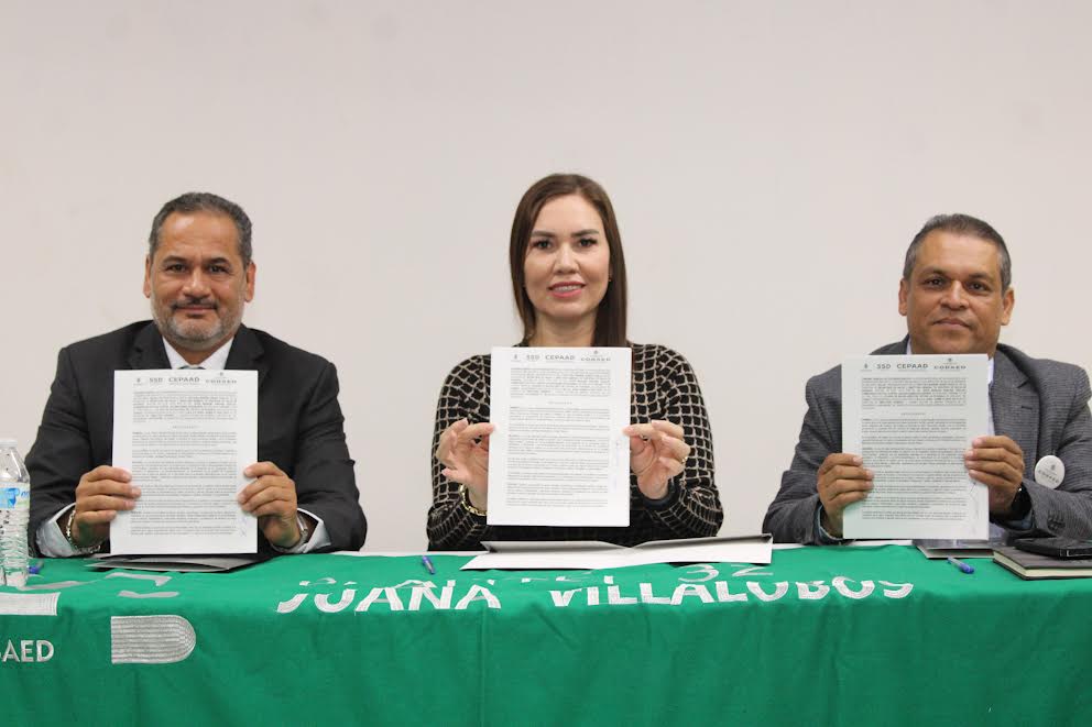 COBAED Y SSD FIRMAN IMPORTANTE CONVENIO DE COLABORACIÓN PARA PREVENIR Y ATENDER ADICCIONES