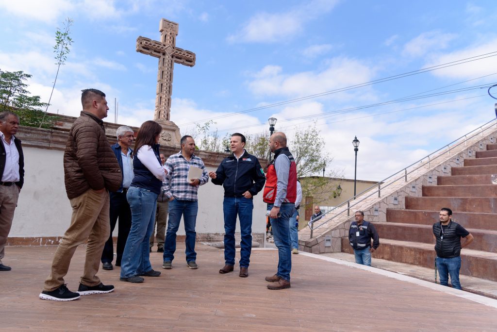 Reconstruye Esteban zona del Calvario; tendrán durangueses un nuevo espacio para convivir y disfrutar de las tradiciones (1)
