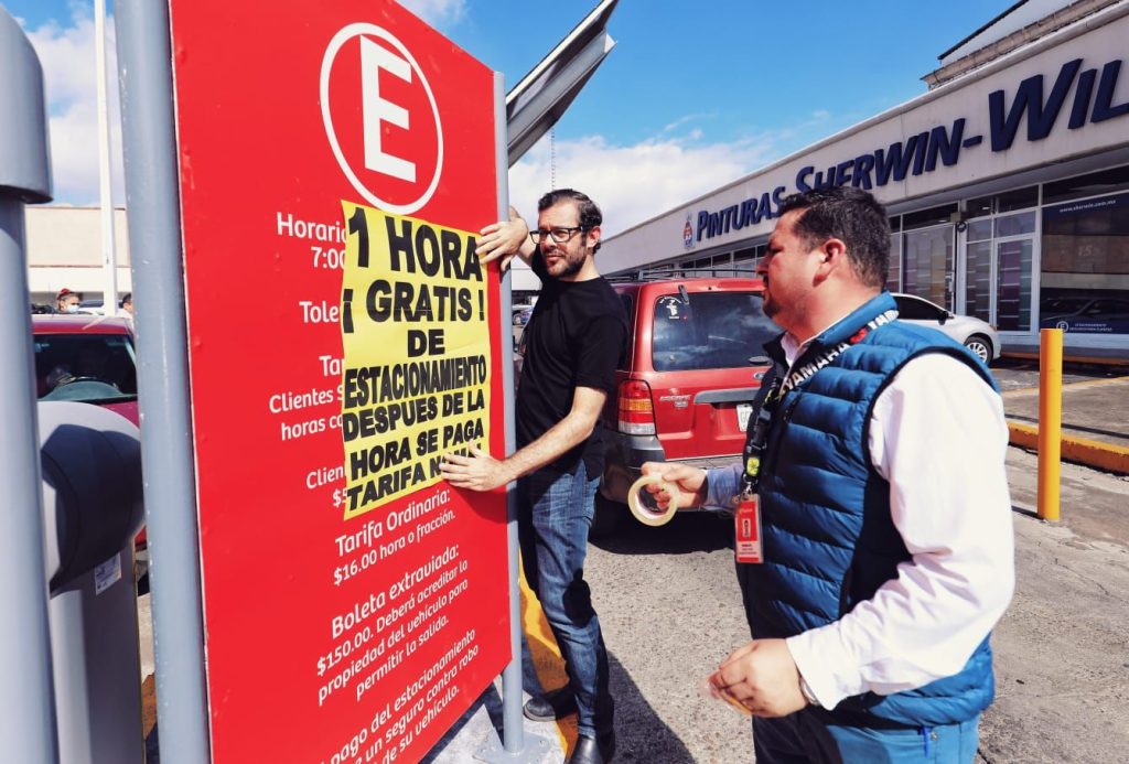 Sin costo la primera hora de estacionamiento en centros comerciales de la capital duranguense 2