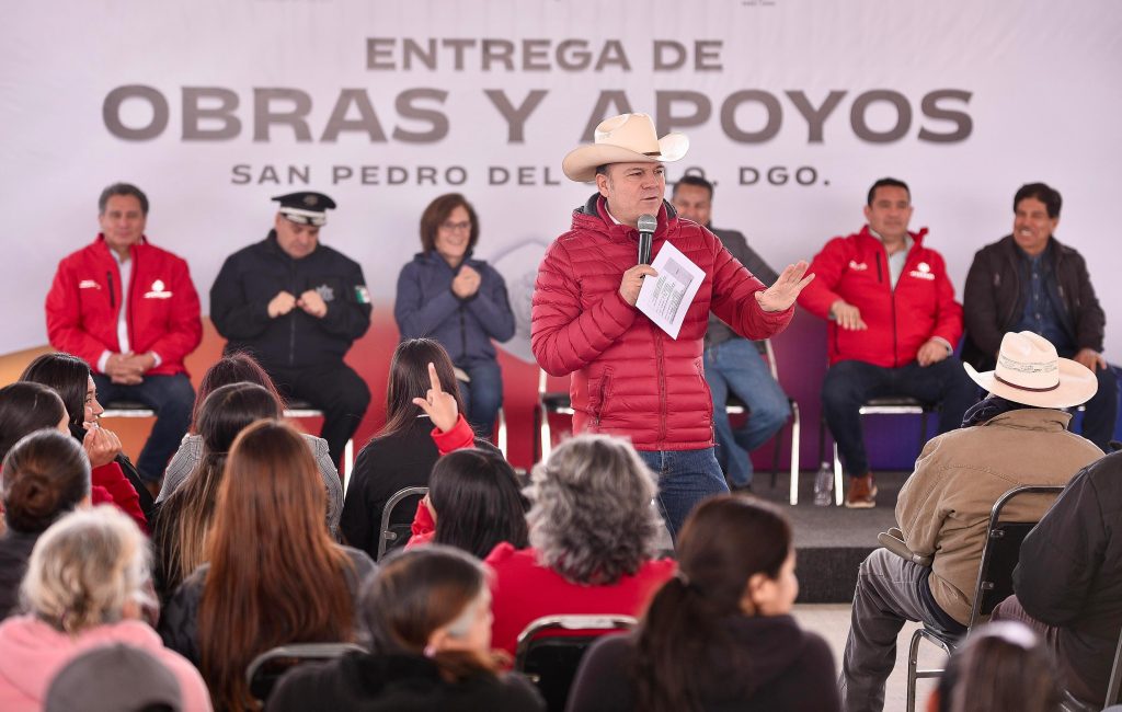Llega Esteban a San Pedro del Gallo con acciones de vivienda y equipamiento para policías (1)