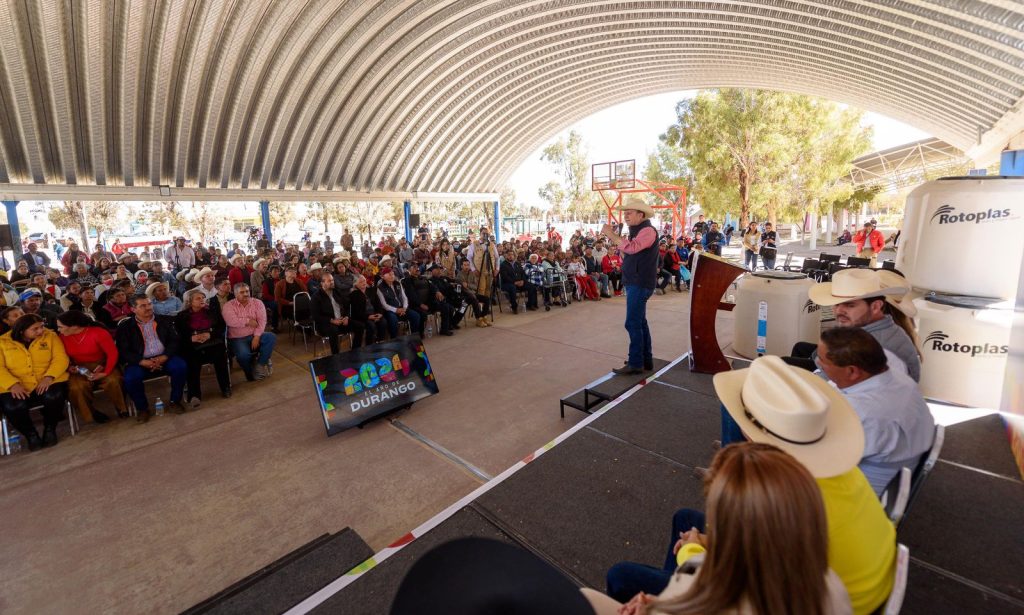 En equipo, este 2024 le va a ir bien a Guadalupe Victoria; lleva Esteban 35.5 mdp en obras y acciones 1