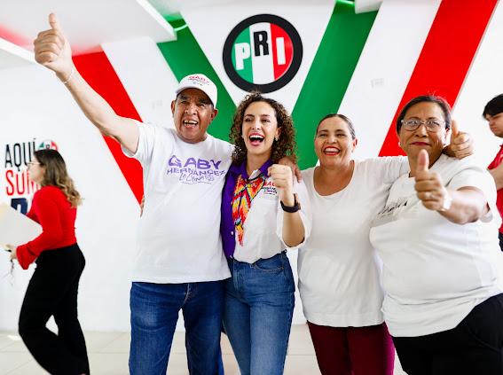 Reconoce Gaby Hernández estructura electoral del PRI (3)