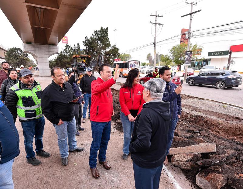 Registra Bajo Puente Francisco Villa 65 % de avance; tendrá más arbolado y áreas recreativas3