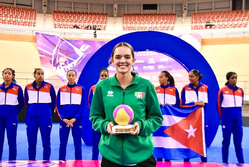 Voleibolista duranguense es reconocida como la segunda mejor anotadora de la Copa Panamericana Femenil Sub 23 1