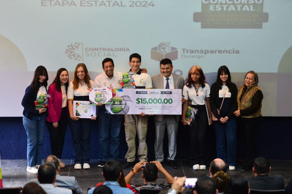 Jóvenes creativos promueven la transparencia con cortometrajes; Gobierno del Estado los premia1