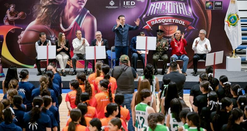 Con el respaldo de Esteban, Durango se consolida como la capital del basquetbol femenil al ser sede del Campeonato Nacional U-16 (1)