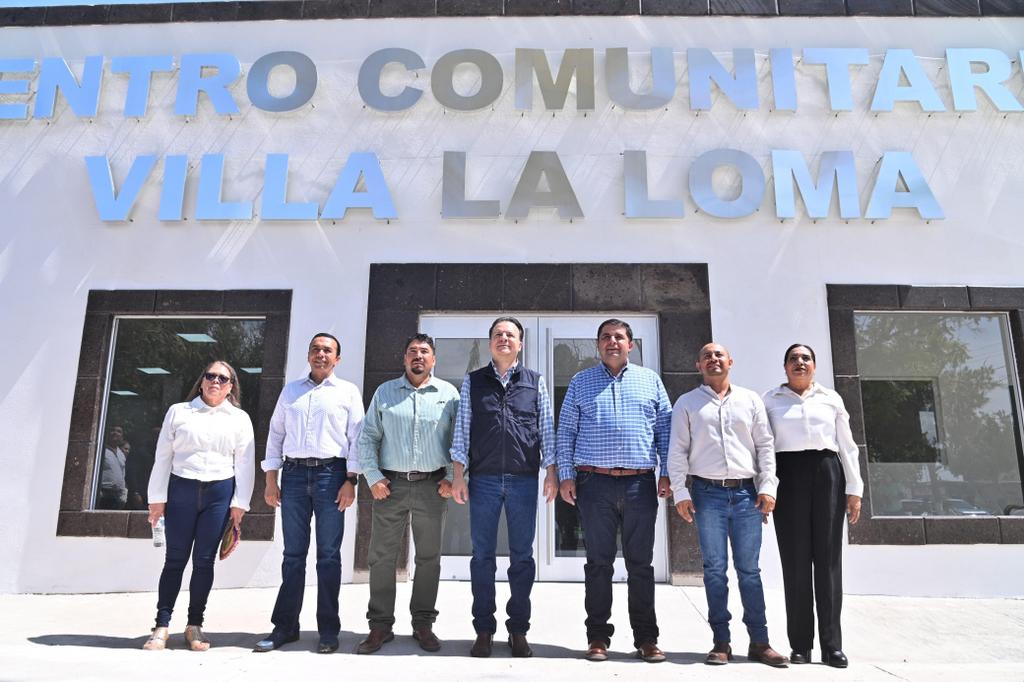 01-Centro Comunitario, canchas y oficinas dignas Esteban Villegas y Homero Martínez entregan obras que fortalecen a familias de Lerdo (2)