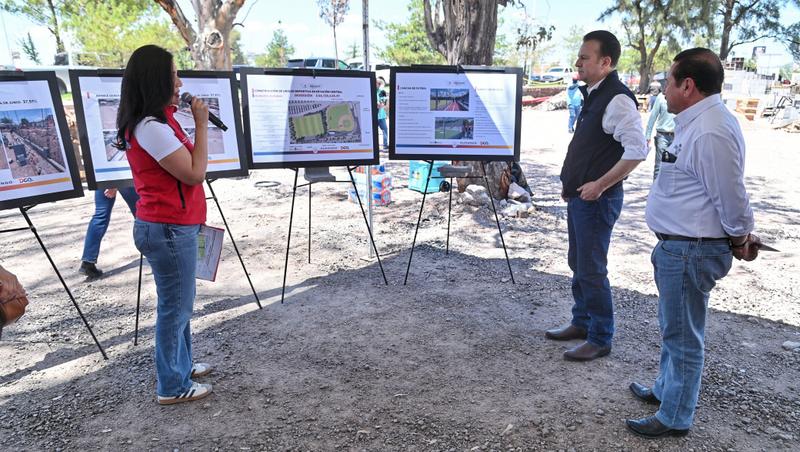 04-Más deporte, seguridad y recreación familiar para Durango con la transformación de Estación Central; Esteban y Bonifacio supervisan avance de la obra (4)