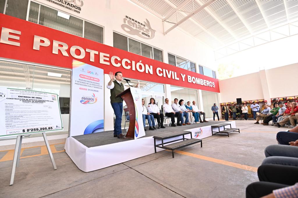 09-Con nuevas instalaciones, Esteban dignifica y fortalece la labor de Bomberos y Protección Civil en Lerdo (2)