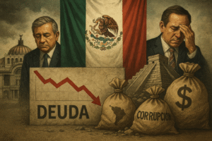 Mexico Sin crecimiento, deuda impagable, corrupción y pérdidas