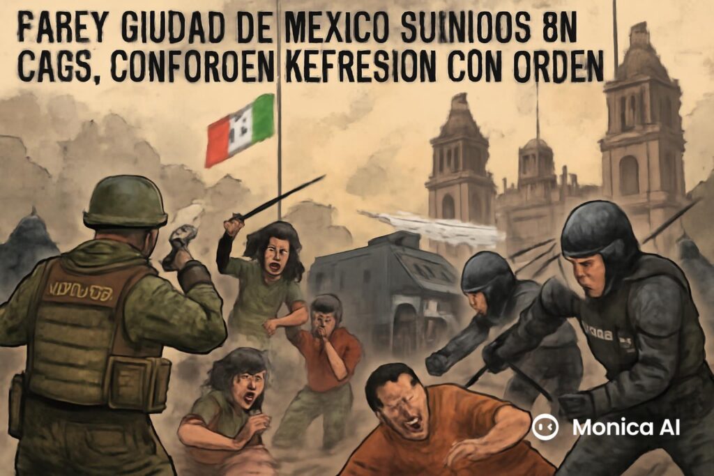 País y ciudad de México sumidos en caos; confunden represión con orden