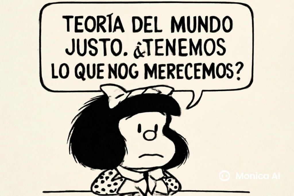 Teoría del Mundo Justo tenemos lo que nos merecemos