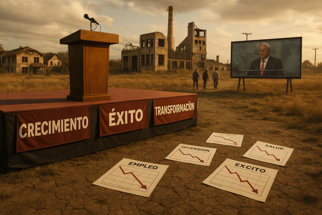 Las bajas cifras de desarrollo aquí enunciadas echan abajo la narrativa triunfalista de la 4T. Es hora de pasar de las palabras a los hechos