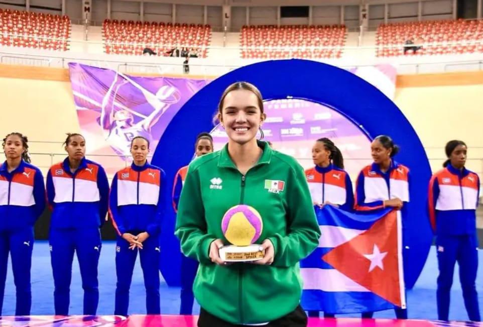 Michelle Lizárraga, orgullo duranguense, representará a México en torneos internacionales de voleibol (1)