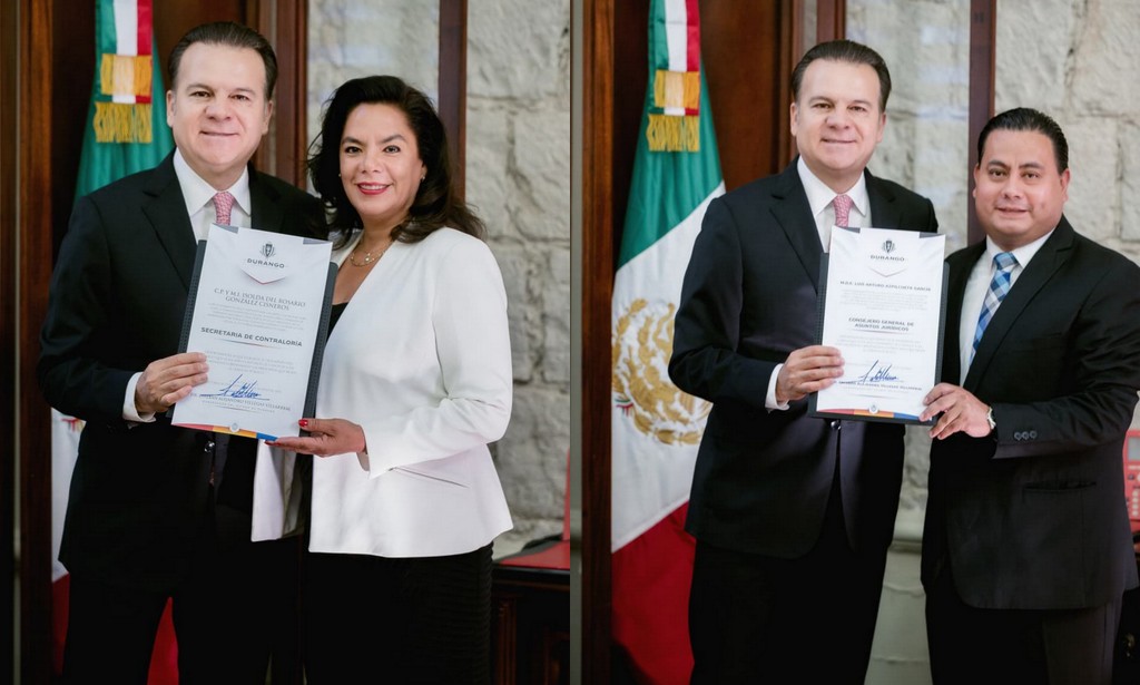 1-nuevos titulares de la Secretaría de Contraloría y Consejería Jurídica