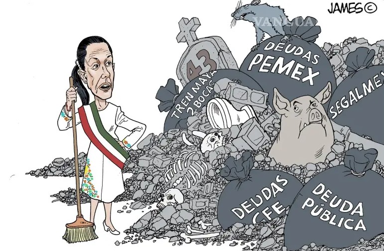 México, el tiradero que hereda Claudia Sheinbaum