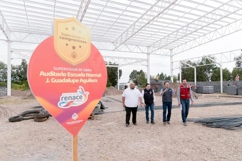 En su 100 aniversario, la Normal Rural J. Guadalupe Aguilera contará con un nuevo gimnasio-auditorio Esteban Villegas (4)