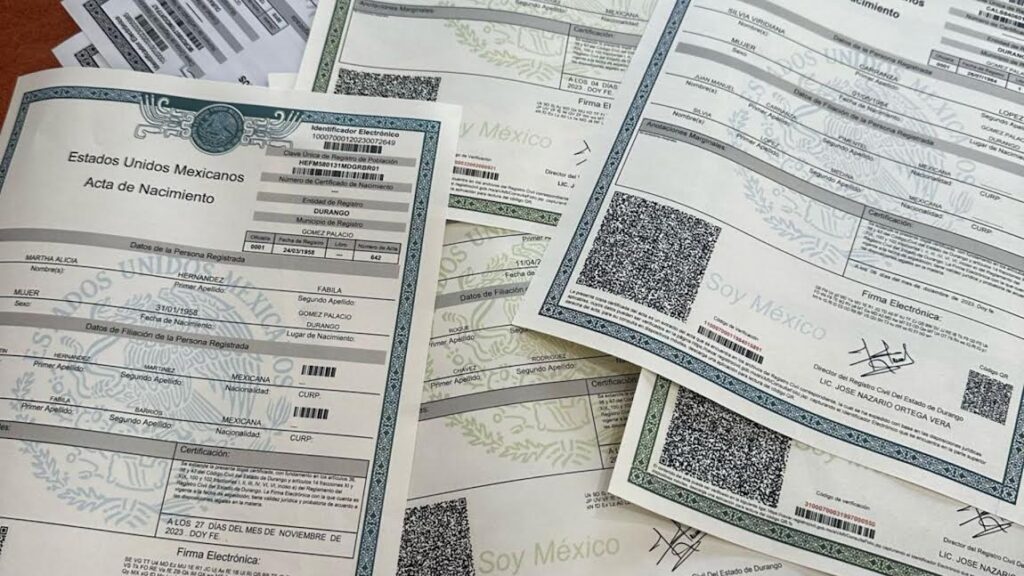 DETIENE FECCED A PARTICULAR QUE VENDÍA ACTAS DE NACIMIENTO APÓCRIFAS