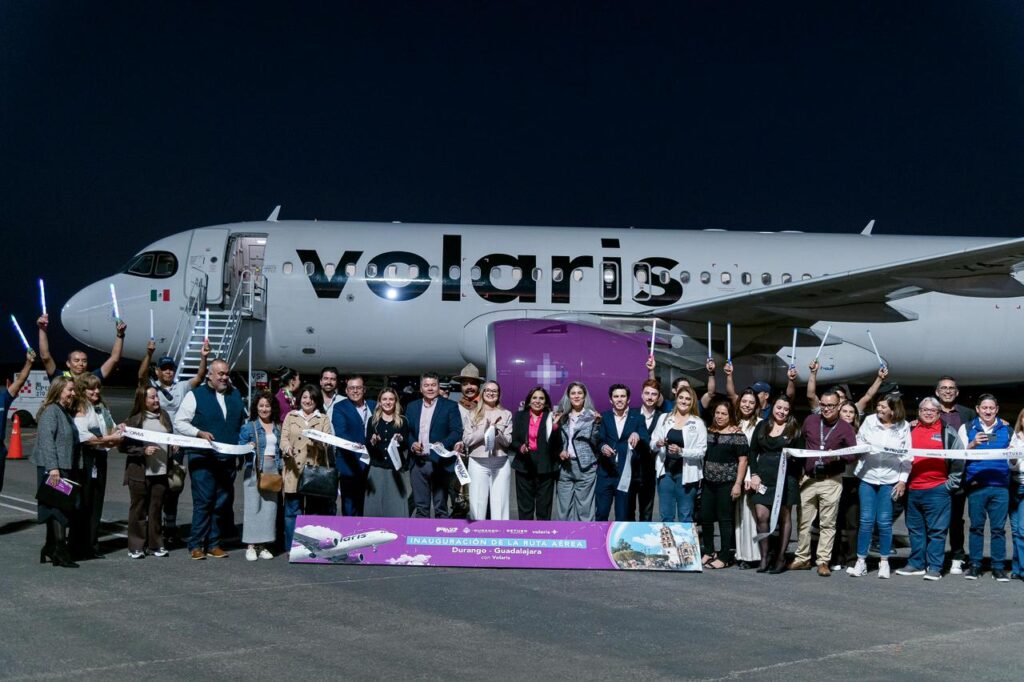 Durango amplía su conectividad aérea con nueva ruta directa a Guadalajara operada por Volaris (1)