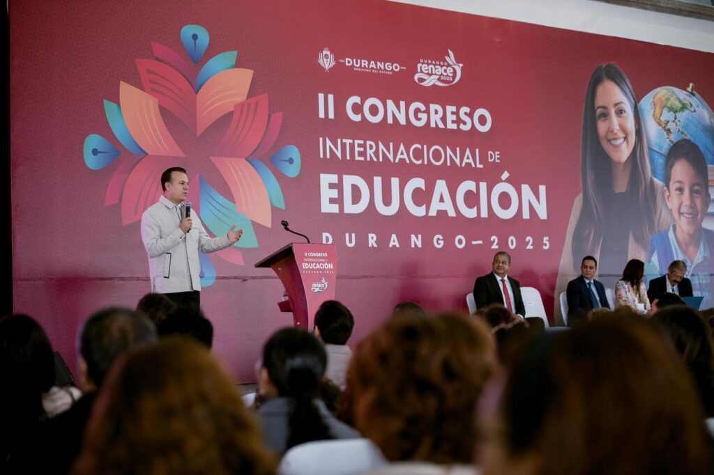 El gobernador Esteban Villegas inaugura el II Congreso Internacional de Educación y consolida a Durango como referente nacional en innovación educativa (2)