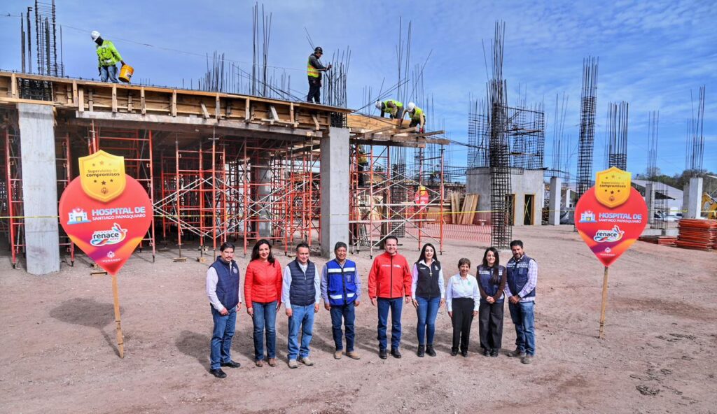 Esteban Villegas supervisa construcción del nuevo Hospital de Santiago que dará servicio a siete municipios de la región (6)