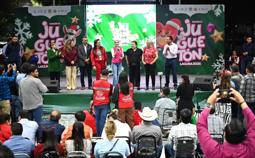 La Laguna junta 67 mil 477 juguetes en el Juguetón 2025; Marisol Rosso celebra la meta superada (1)